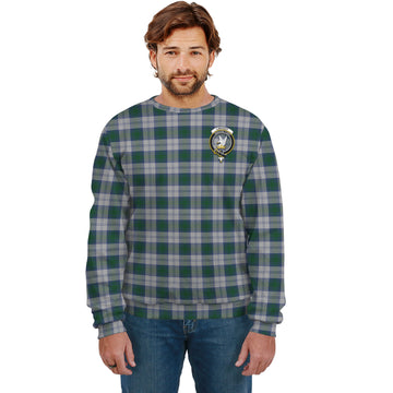 Lindsay Dress Tartan Sweatshirt with Family Crest