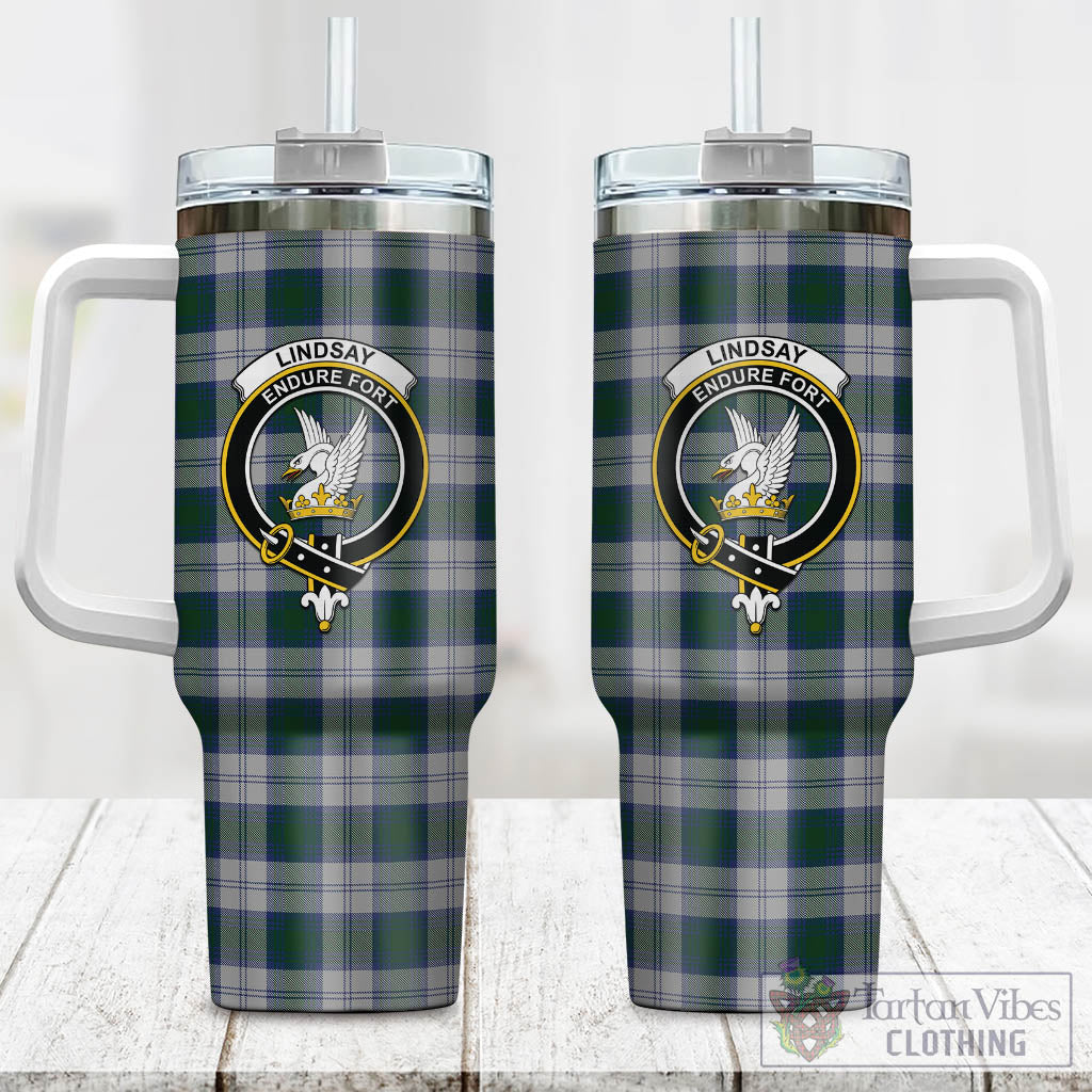 Tartan Vibes Clothing Lindsay Dress Tartan and Family Crest Tumbler with Handle