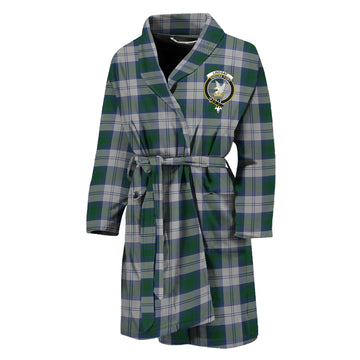 Lindsay Dress Tartan Bathrobe with Family Crest