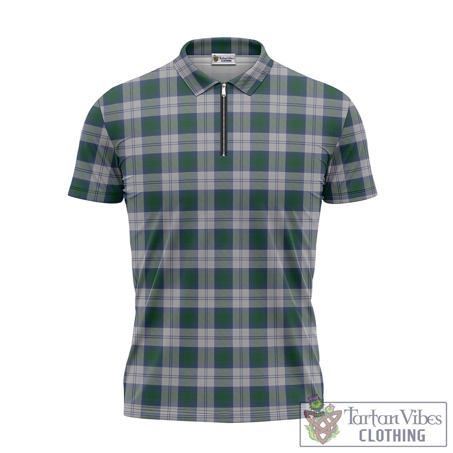 Tartan Vibes Clothing Lindsay Dress Tartan Zipper Polo Shirt