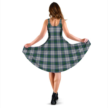 Lindsay Dress Tartan Sleeveless Midi Womens Dress