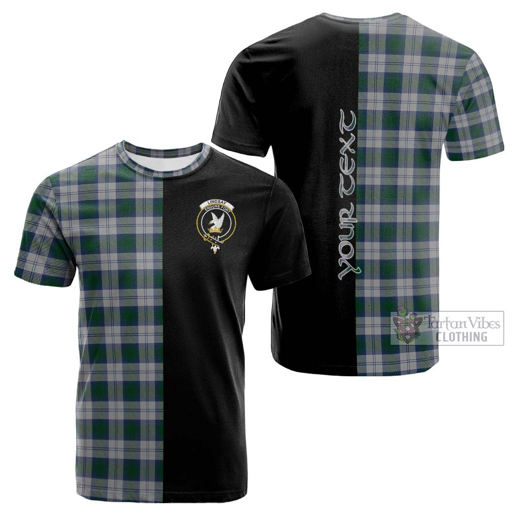 Tartan Vibes Clothing Lindsay Dress Tartan Cotton T-shirt with Family Crest and Half Of Me Style