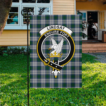 Lindsay Dress Tartan Flag with Family Crest