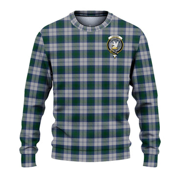 Lindsay Dress Tartan Ugly Sweater with Family Crest