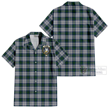 Lindsay Dress Tartan Cotton Hawaiian Shirt with Family Crest