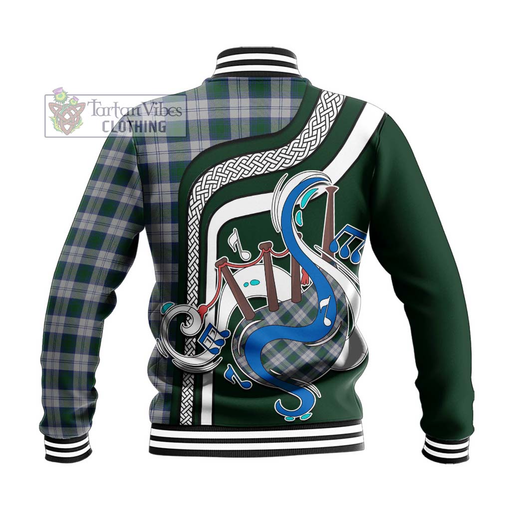 Tartan Vibes Clothing Lindsay Dress Tartan Baseball Jacket with Epic Bagpipe Style