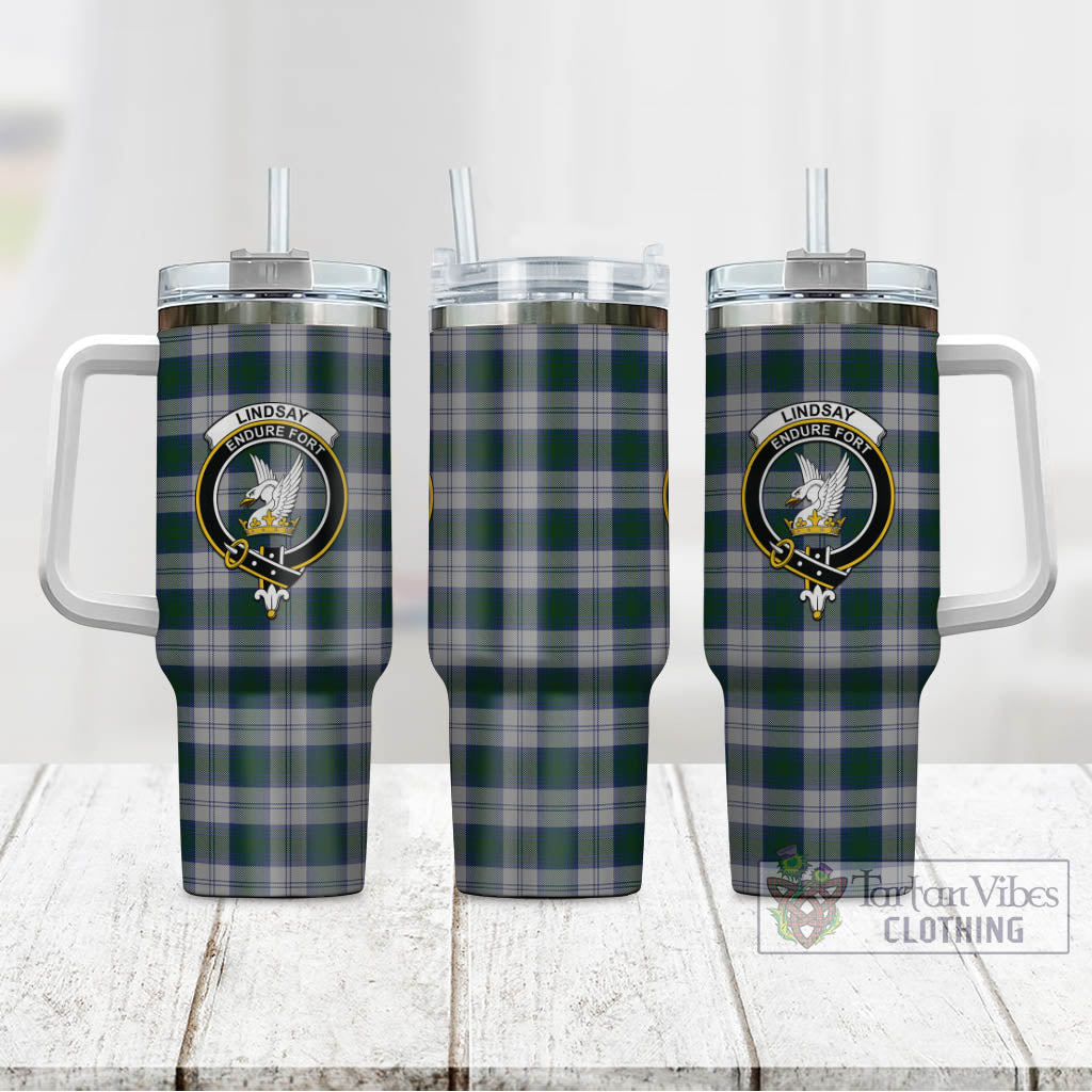 Tartan Vibes Clothing Lindsay Dress Tartan and Family Crest Tumbler with Handle