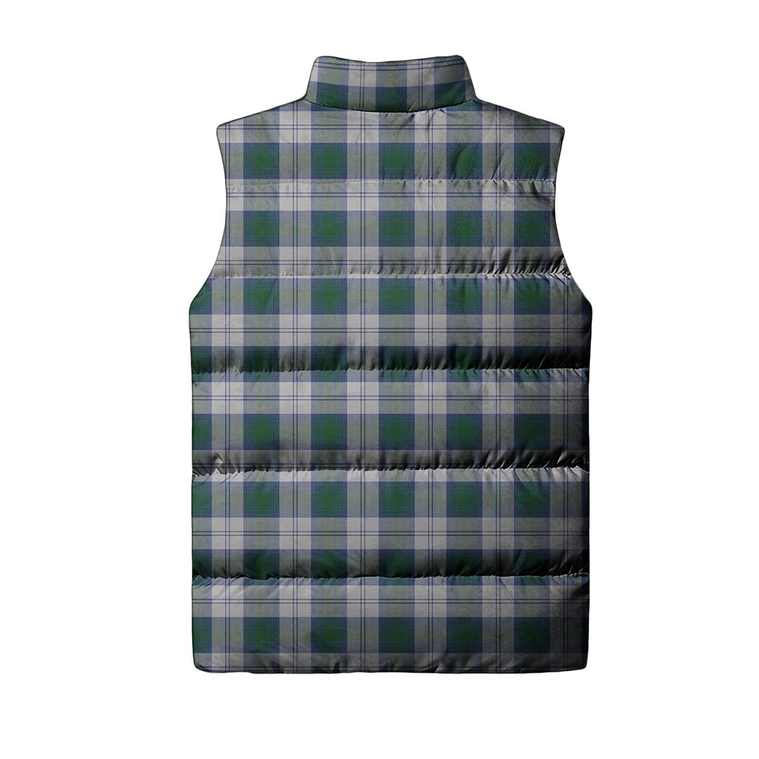 Lindsay Dress Tartan Sleeveless Puffer Jacket with Family Crest - Tartanvibesclothing