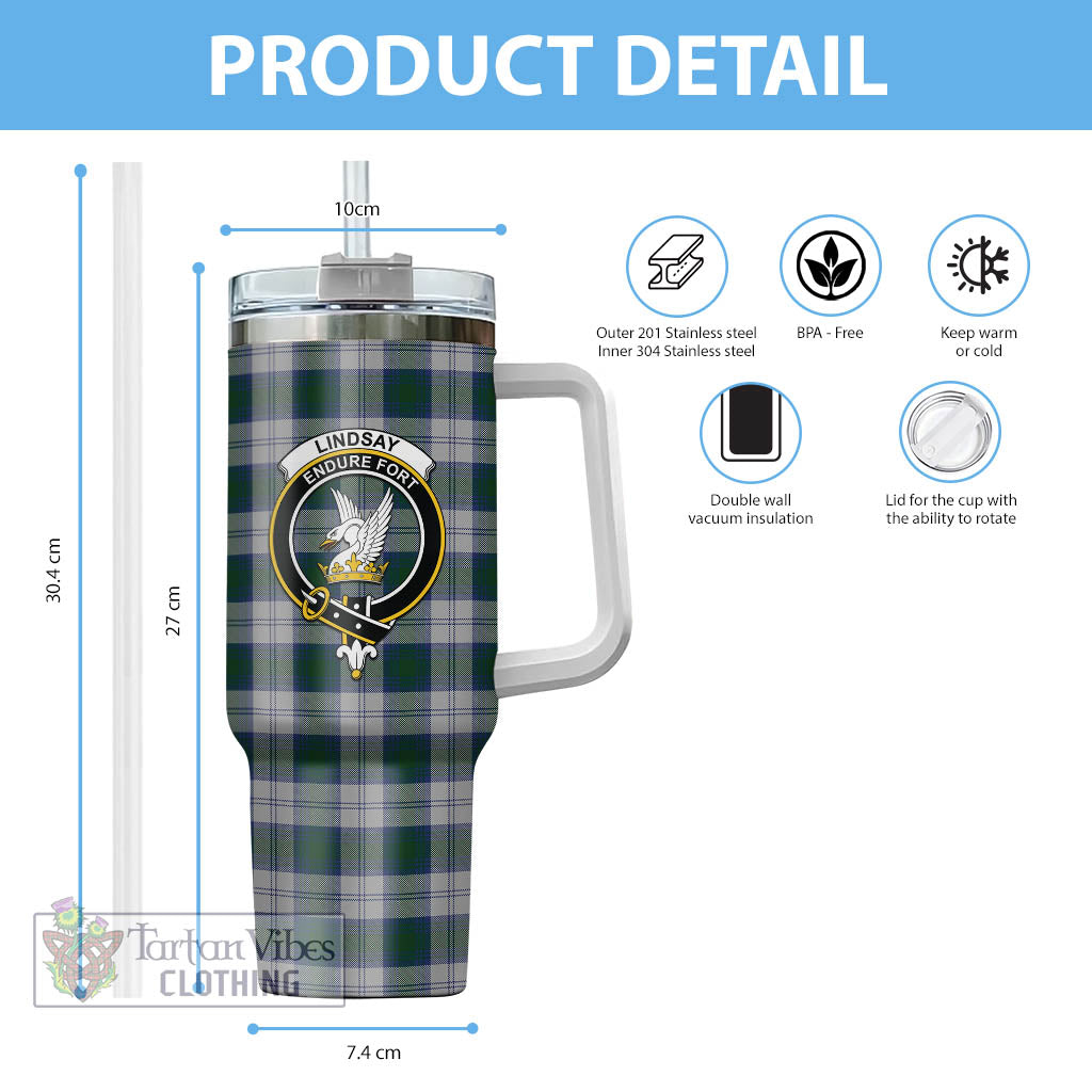 Tartan Vibes Clothing Lindsay Dress Tartan and Family Crest Tumbler with Handle