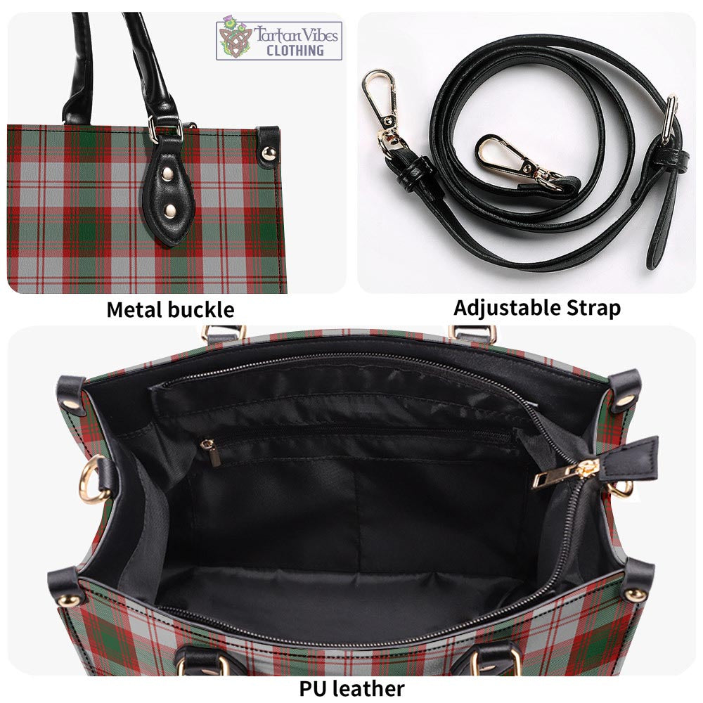 Tartan Vibes Clothing Lindsay Dress Red Tartan Luxury Leather Handbags