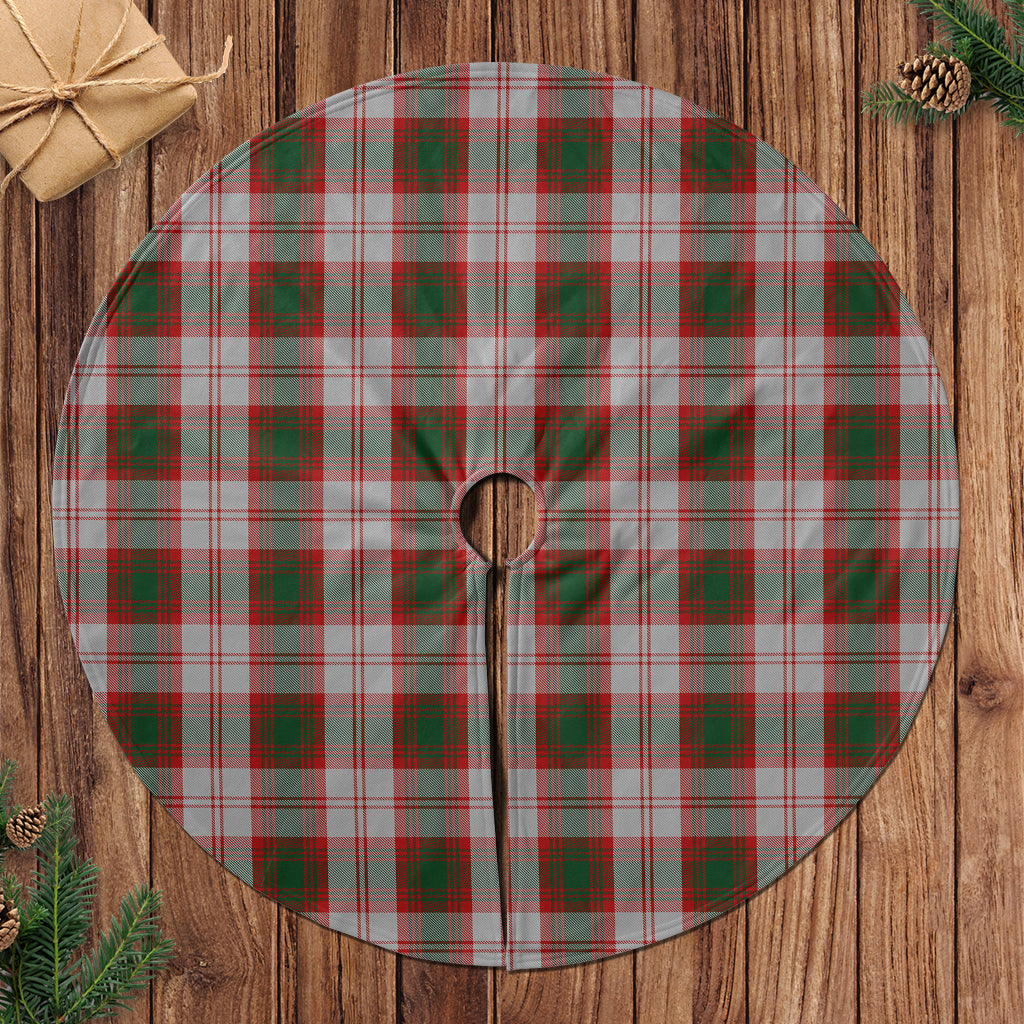 Lindsay Dress Red Tartan Christmas Tree Skirt - Tartanvibesclothing