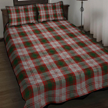 Lindsay Dress Red Tartan Quilt Bed Set