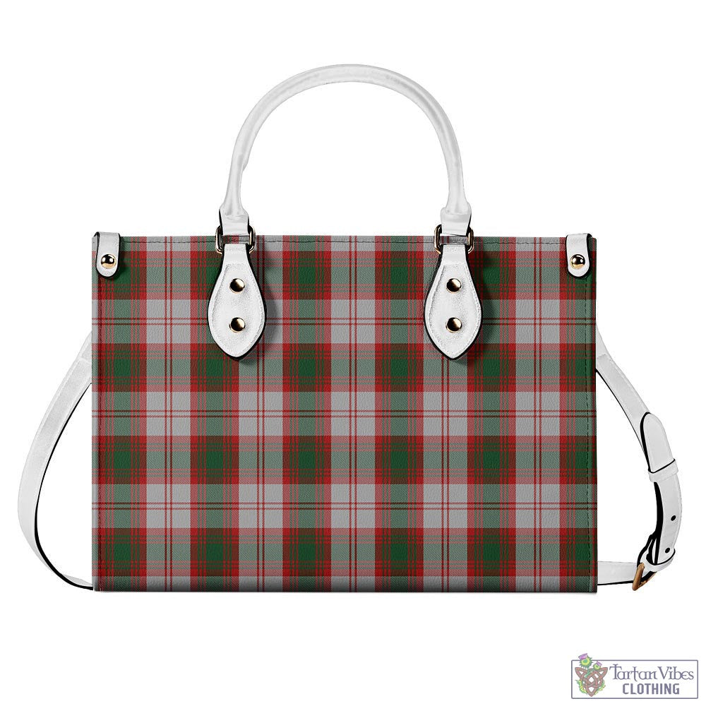 Tartan Vibes Clothing Lindsay Dress Red Tartan Luxury Leather Handbags