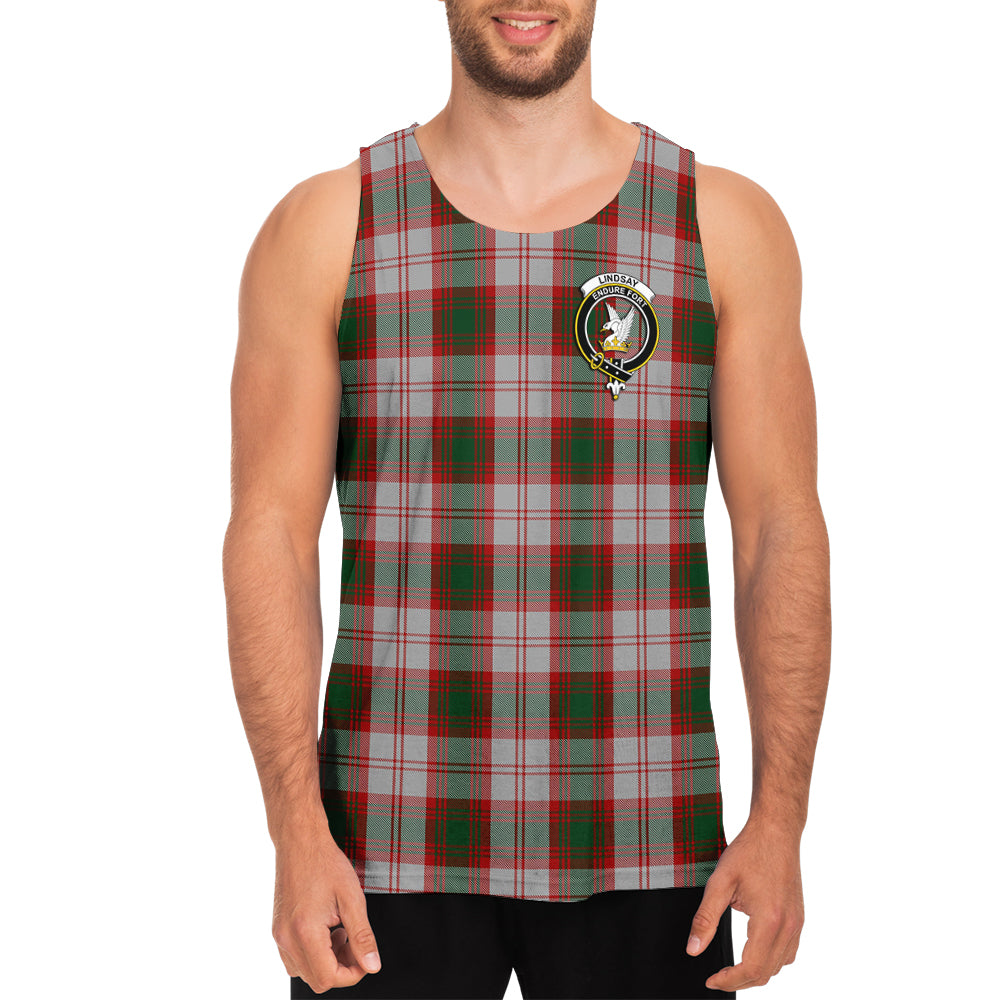 lindsay-dress-red-tartan-mens-tank-top-with-family-crest