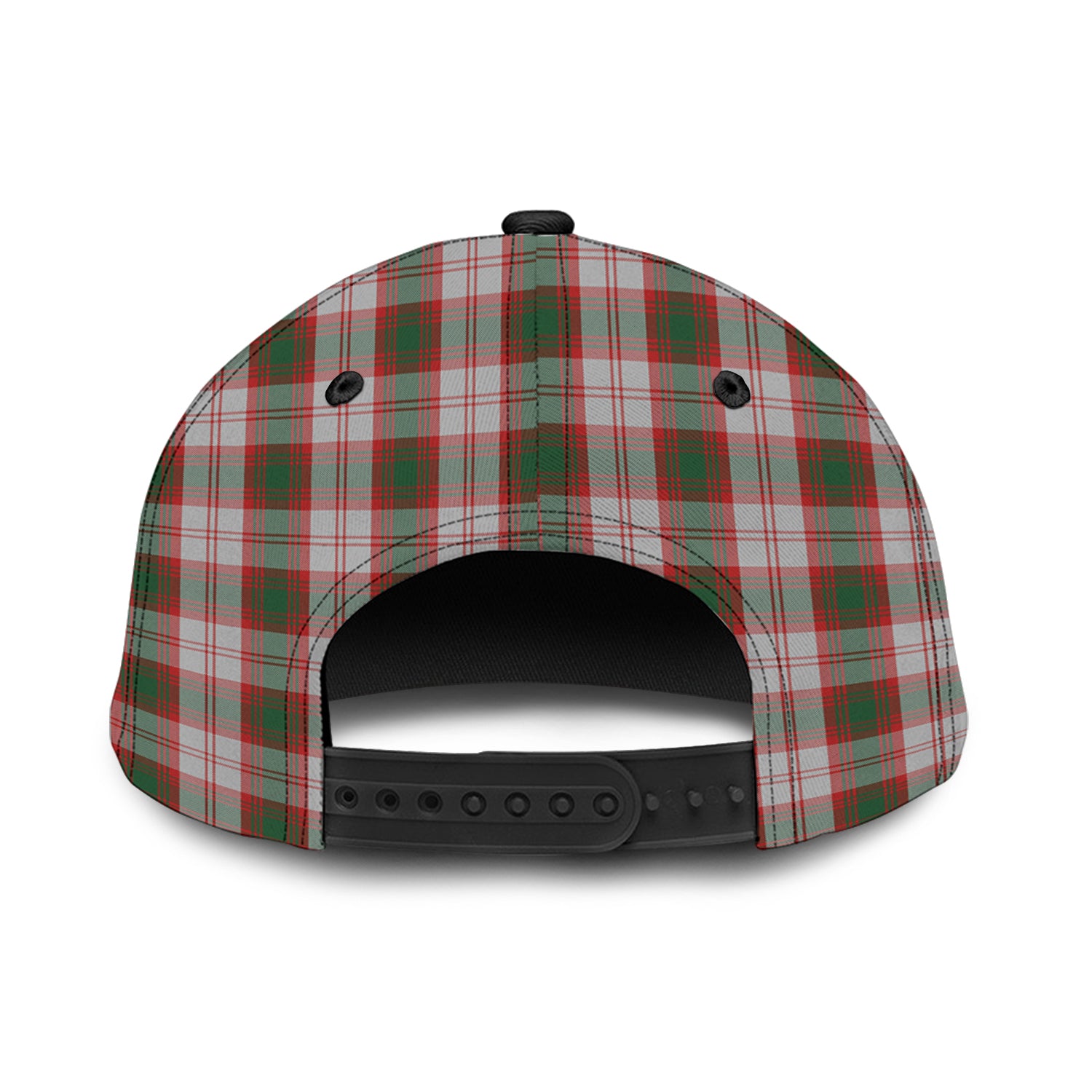 Lindsay Dress Red Tartan Classic Cap with Family Crest - Tartan Vibes Clothing