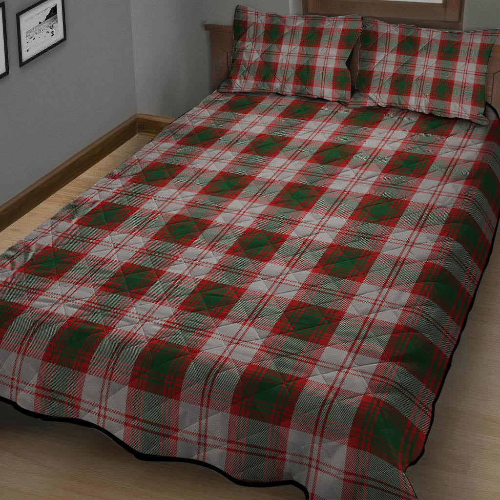 Lindsay Dress Red Tartan Quilt Bed Set - Tartan Vibes Clothing