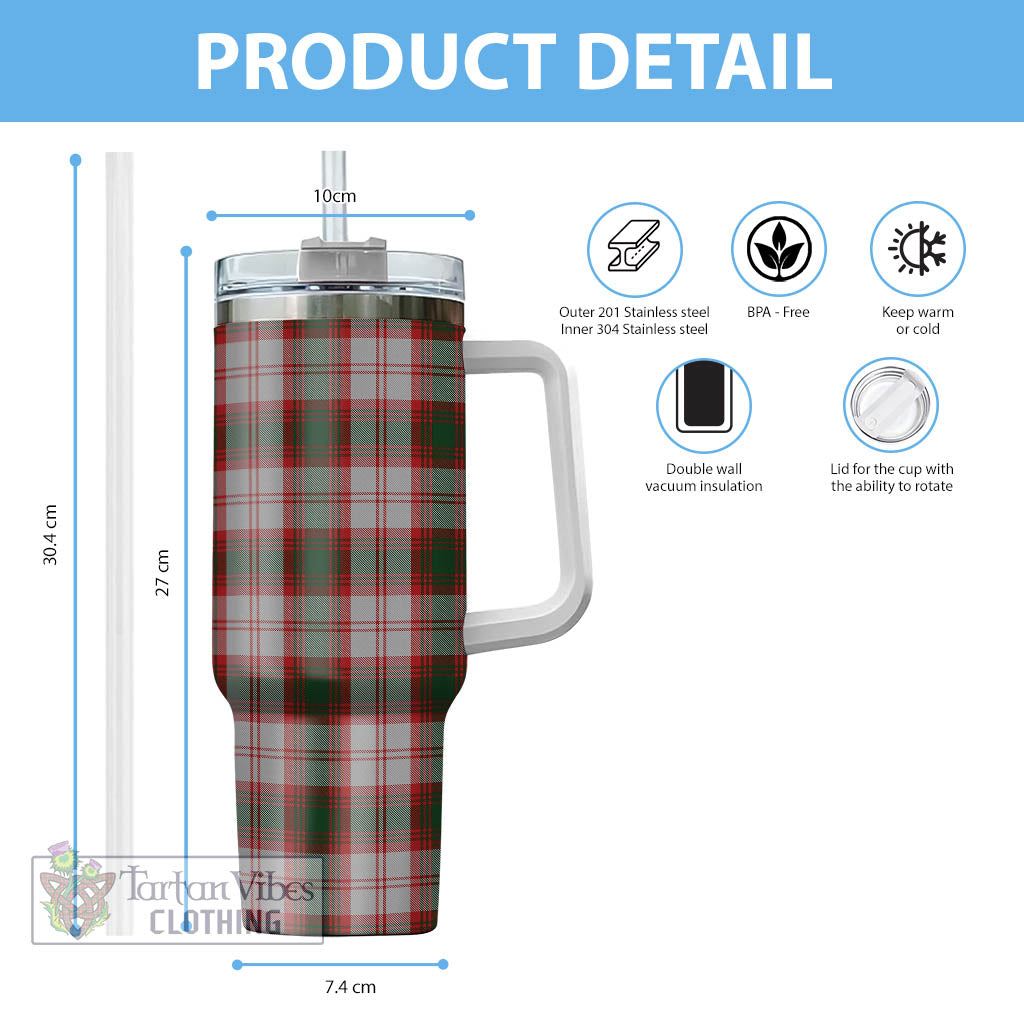 Tartan Vibes Clothing Lindsay Dress Red Tartan Tumbler with Handle