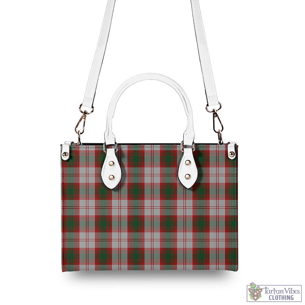 Tartan Vibes Clothing Lindsay Dress Red Tartan Luxury Leather Handbags