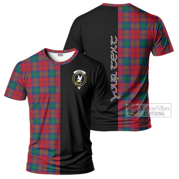 Lindsay Modern Tartan T-Shirt with Family Crest and Half Of Me Style