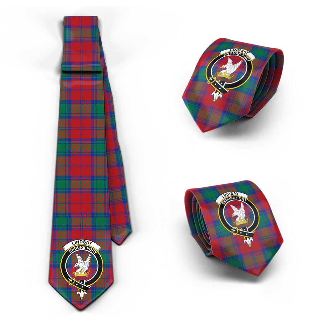 lindsay-modern-tartan-classic-necktie-with-family-crest