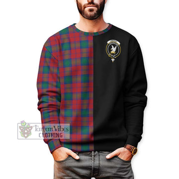 Lindsay Modern Tartan Sweatshirt with Family Crest and Half Of Me Style