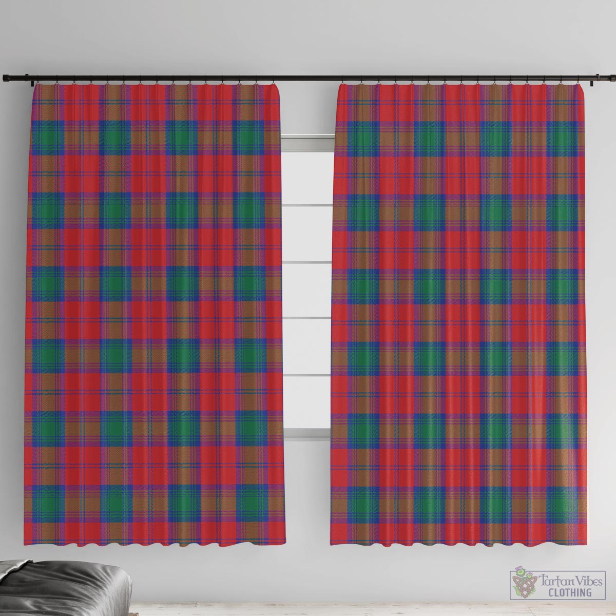 Lindsay Modern Tartan Window Curtain