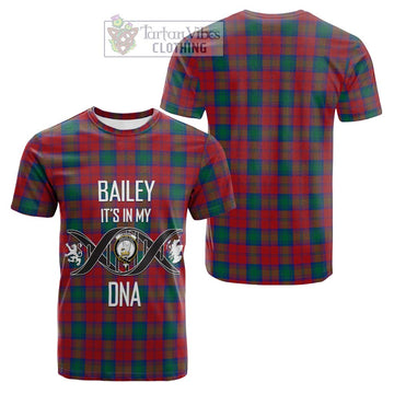 Lindsay Modern Tartan Cotton T-shirt with Family Crest DNA In Me Style