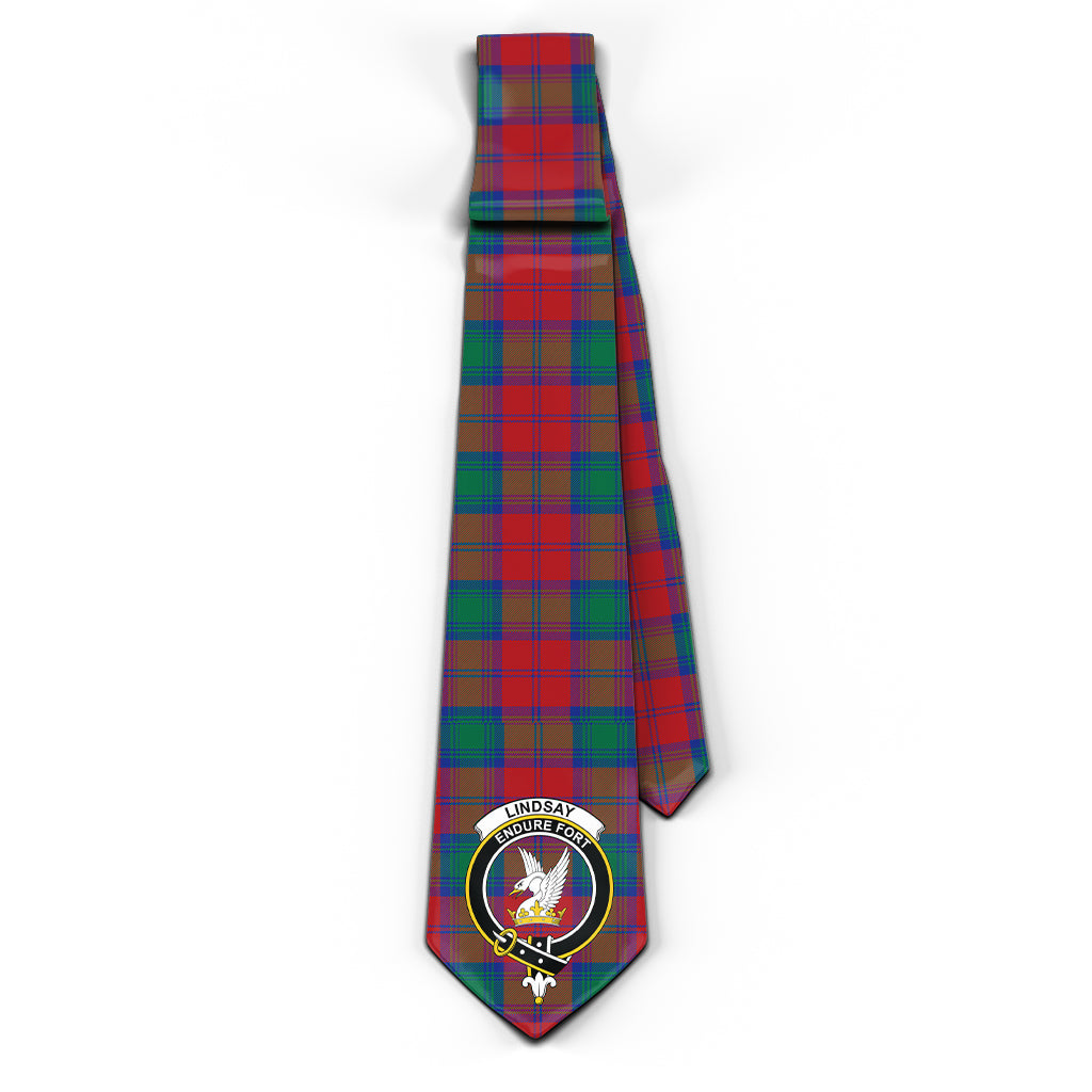 lindsay-modern-tartan-classic-necktie-with-family-crest