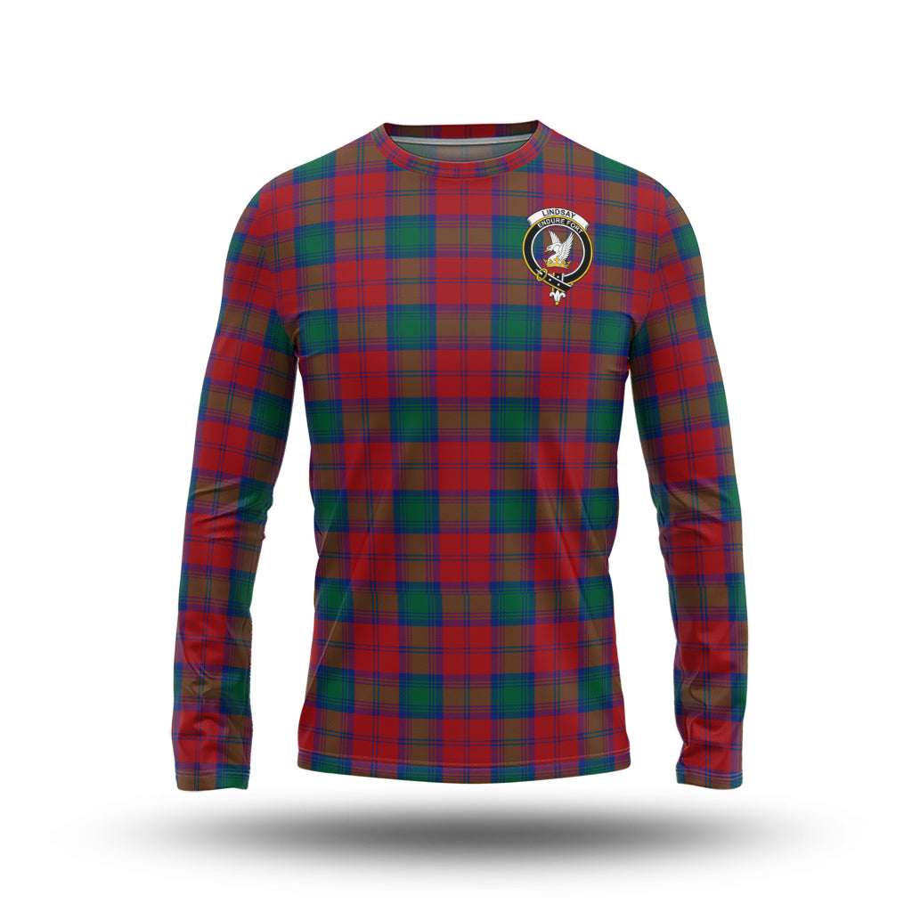 lindsay-modern-tartan-long-sleeve-t-shirt-with-family-crest