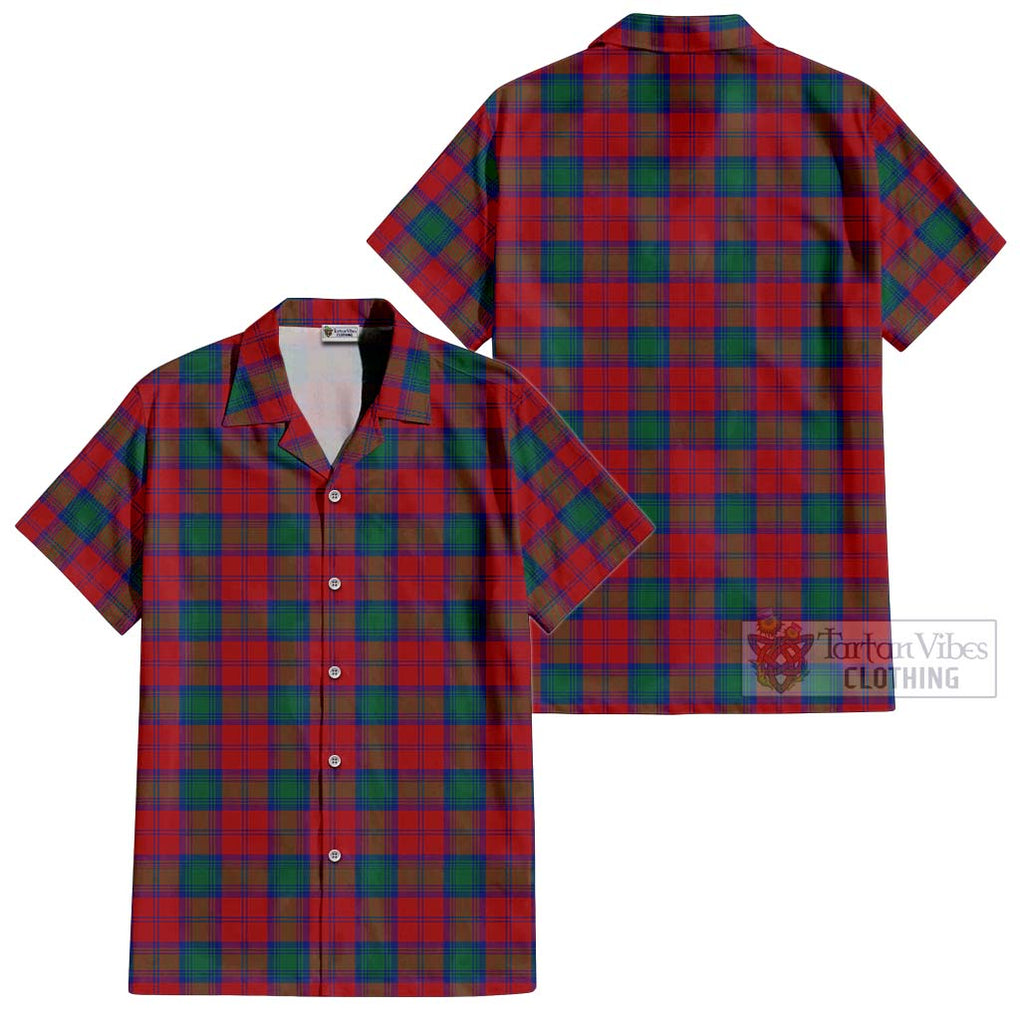 Lindsay Modern Tartan Cotton Hawaiian Shirt Kid - Tartanvibesclothing Shop