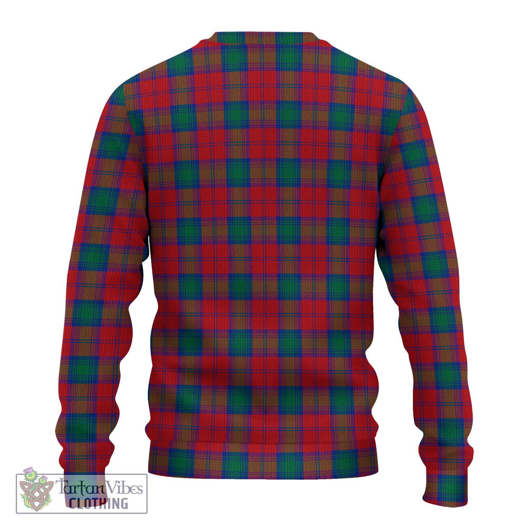 Lindsay Modern Tartan Knitted Sweater with Family Crest DNA In Me Style - Tartanvibesclothing Shop