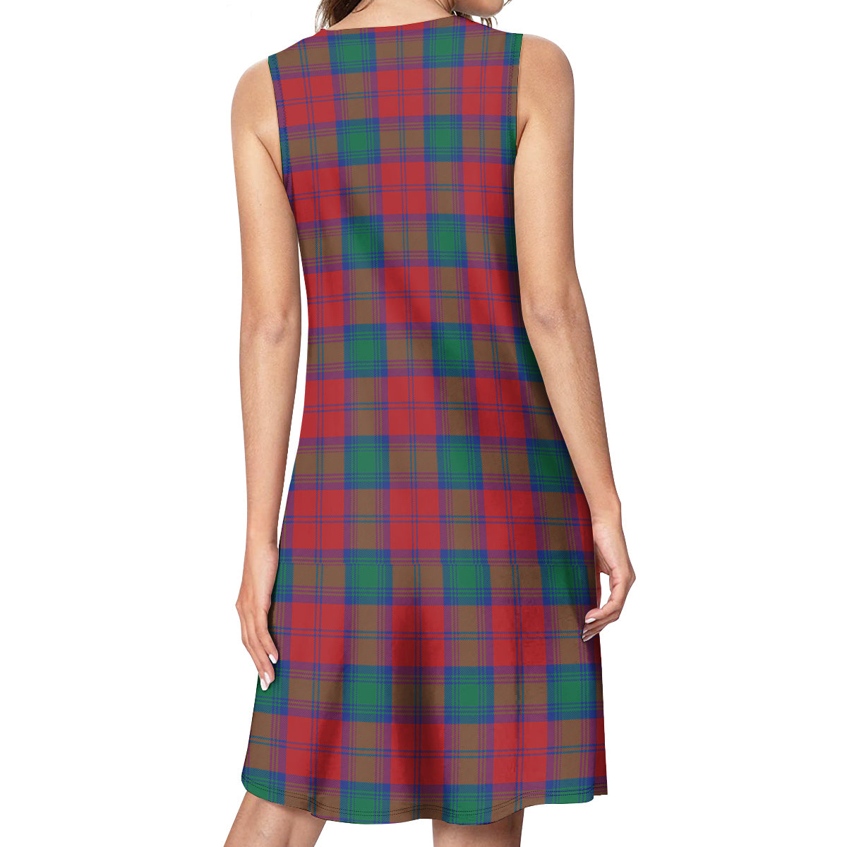 Lindsay Modern Tartan Womens Casual Dresses - Tartanvibesclothing