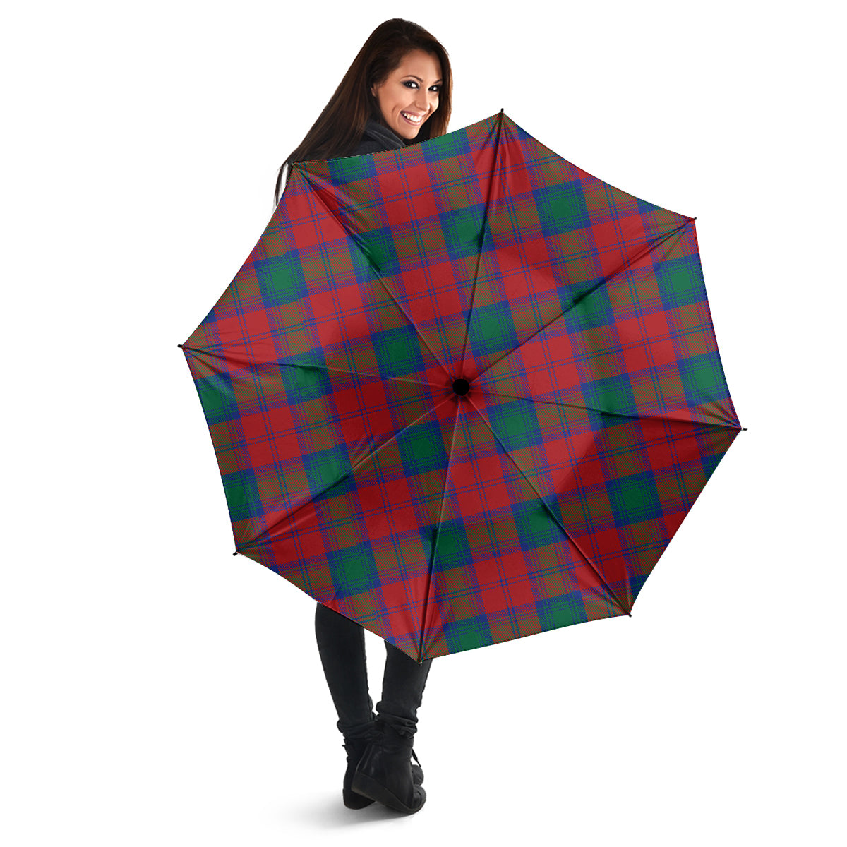 Lindsay Modern Tartan Umbrella - Tartanvibesclothing