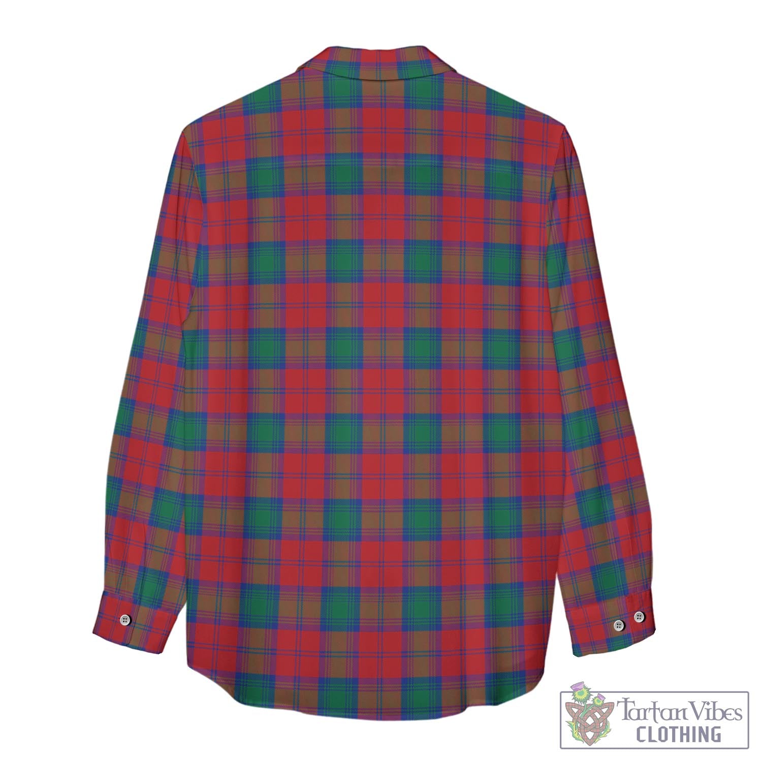 Tartan Vibes Clothing Lindsay Modern Tartan Womens Casual Shirt with Family Crest