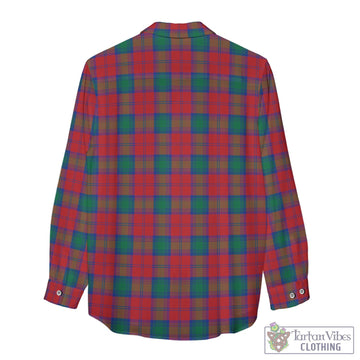 Lindsay Modern Tartan Women's Casual Shirt with Family Crest