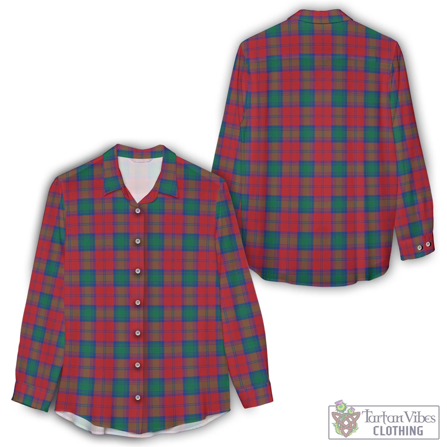 Lindsay Modern Tartan Womens Casual Shirt