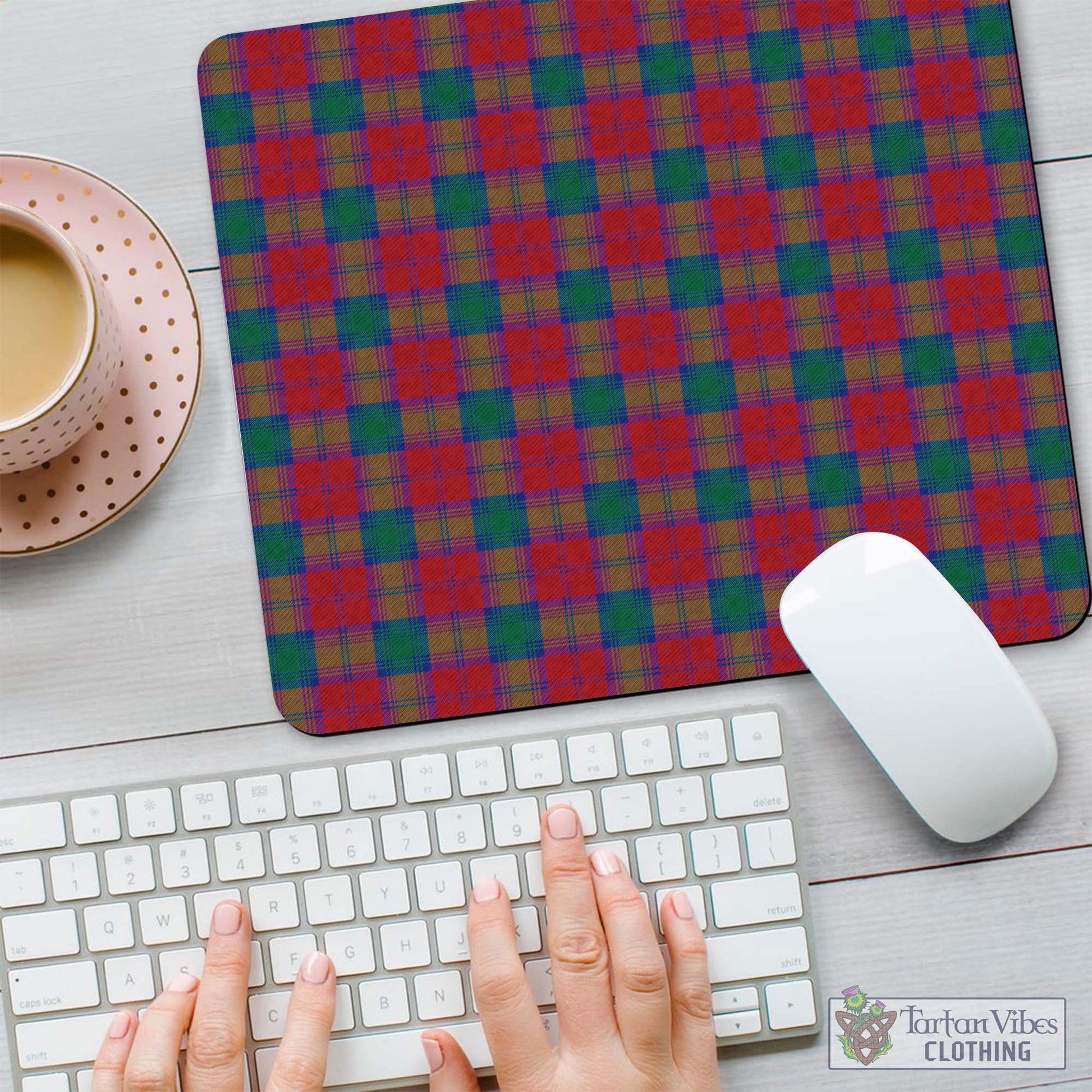 Tartan Vibes Clothing Lindsay Modern Tartan Mouse Pad