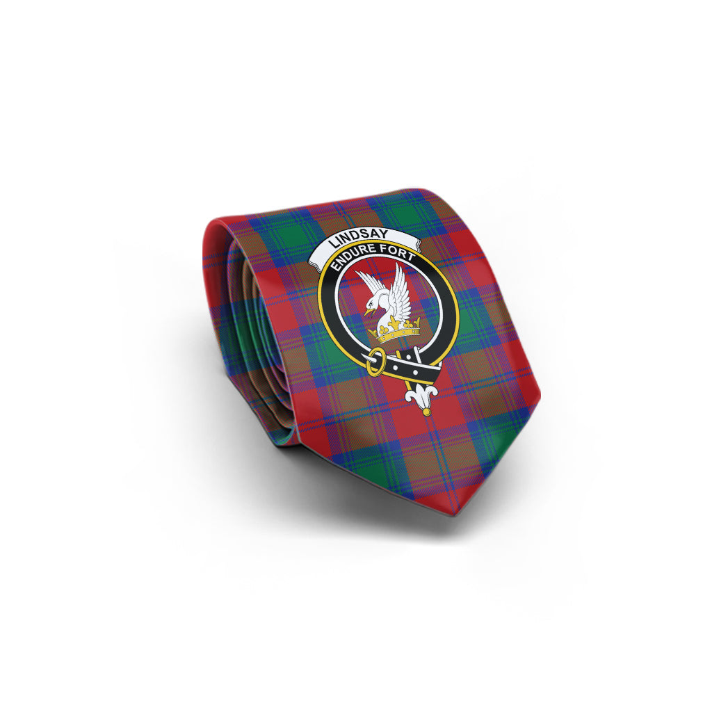 lindsay-modern-tartan-classic-necktie-with-family-crest