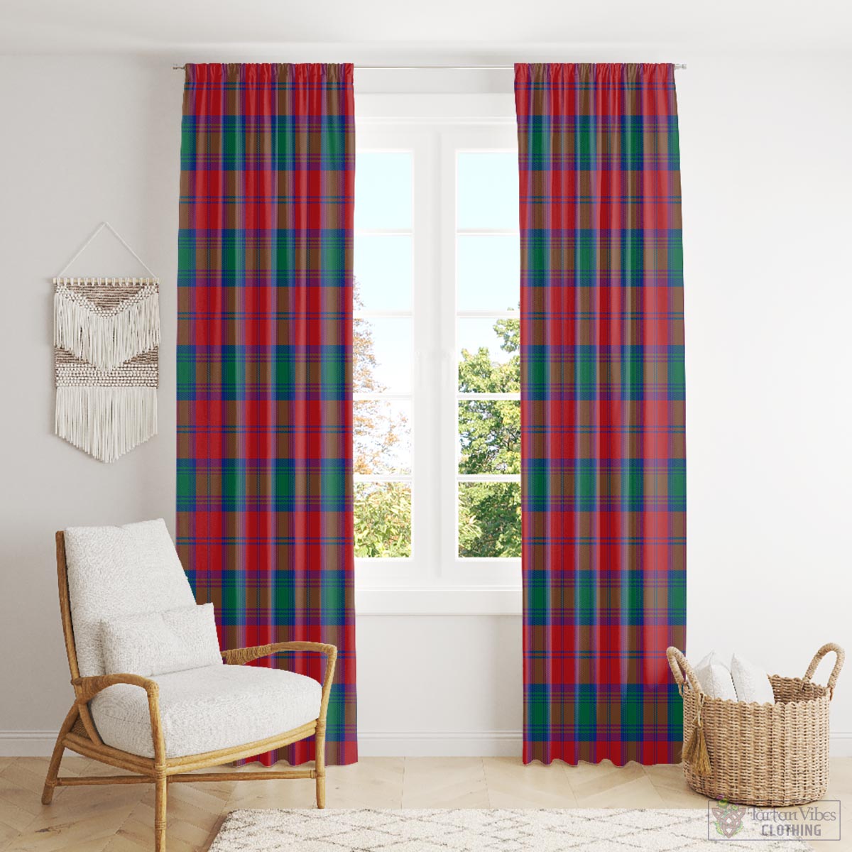 Lindsay Modern Tartan Window Curtain