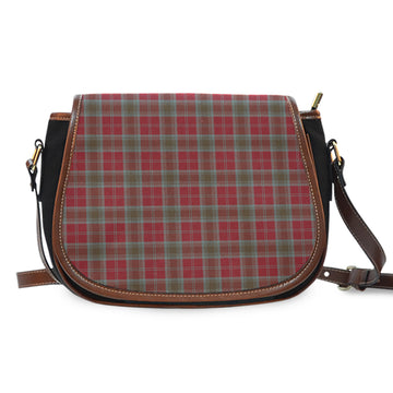 Lindsay Weathered Tartan Saddle Bag