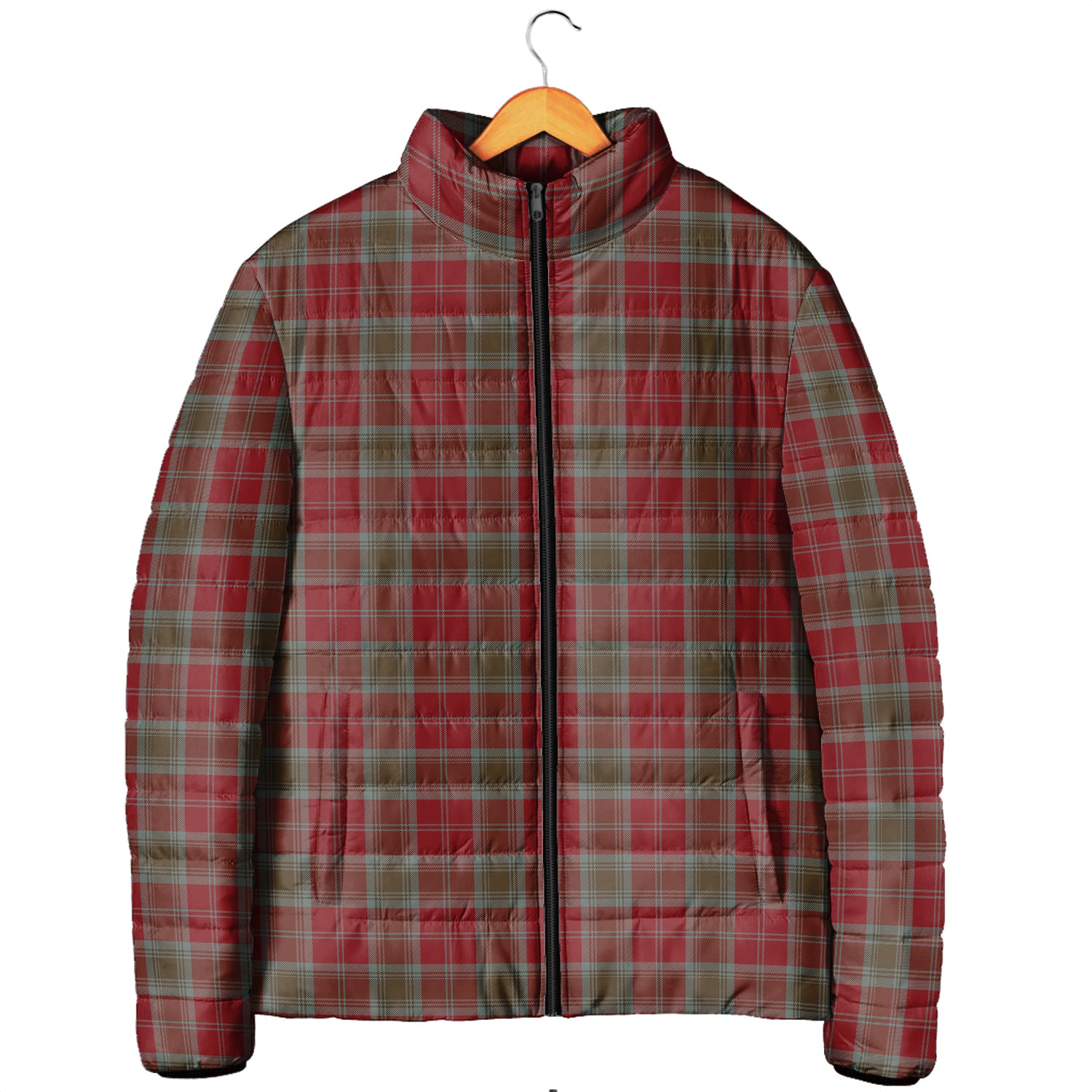 Lindsay Weathered Tartan Padded Jacket Men's Padded Jacket - Tartan Vibes Clothing