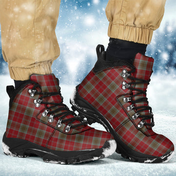 Lindsay Weathered Tartan Alpine Boots