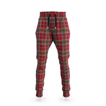 Lindsay Weathered Tartan Joggers Pants