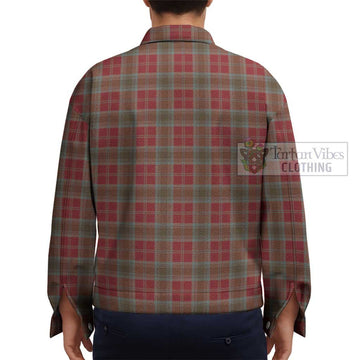 Lindsay Weathered Tartan Unisex Lapel Cotton Jacket