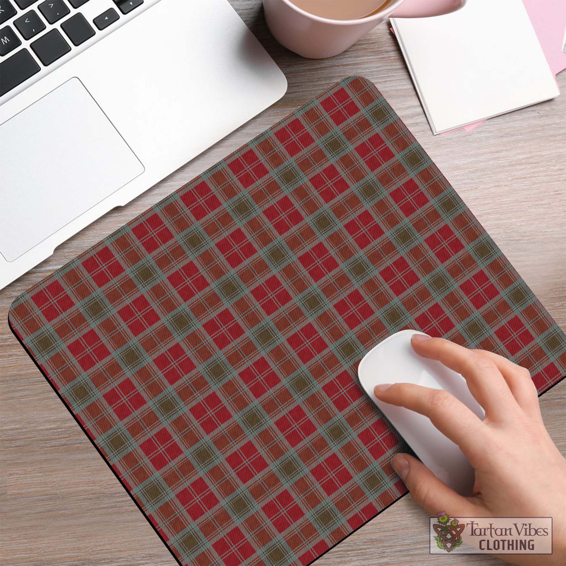 Tartan Vibes Clothing Lindsay Weathered Tartan Mouse Pad