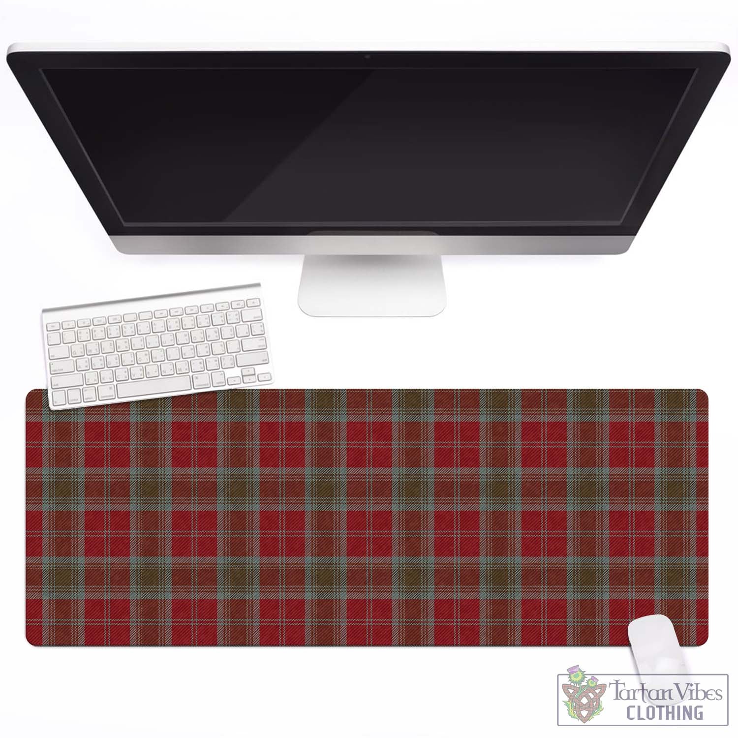 Tartan Vibes Clothing Lindsay Weathered Tartan Mouse Pad