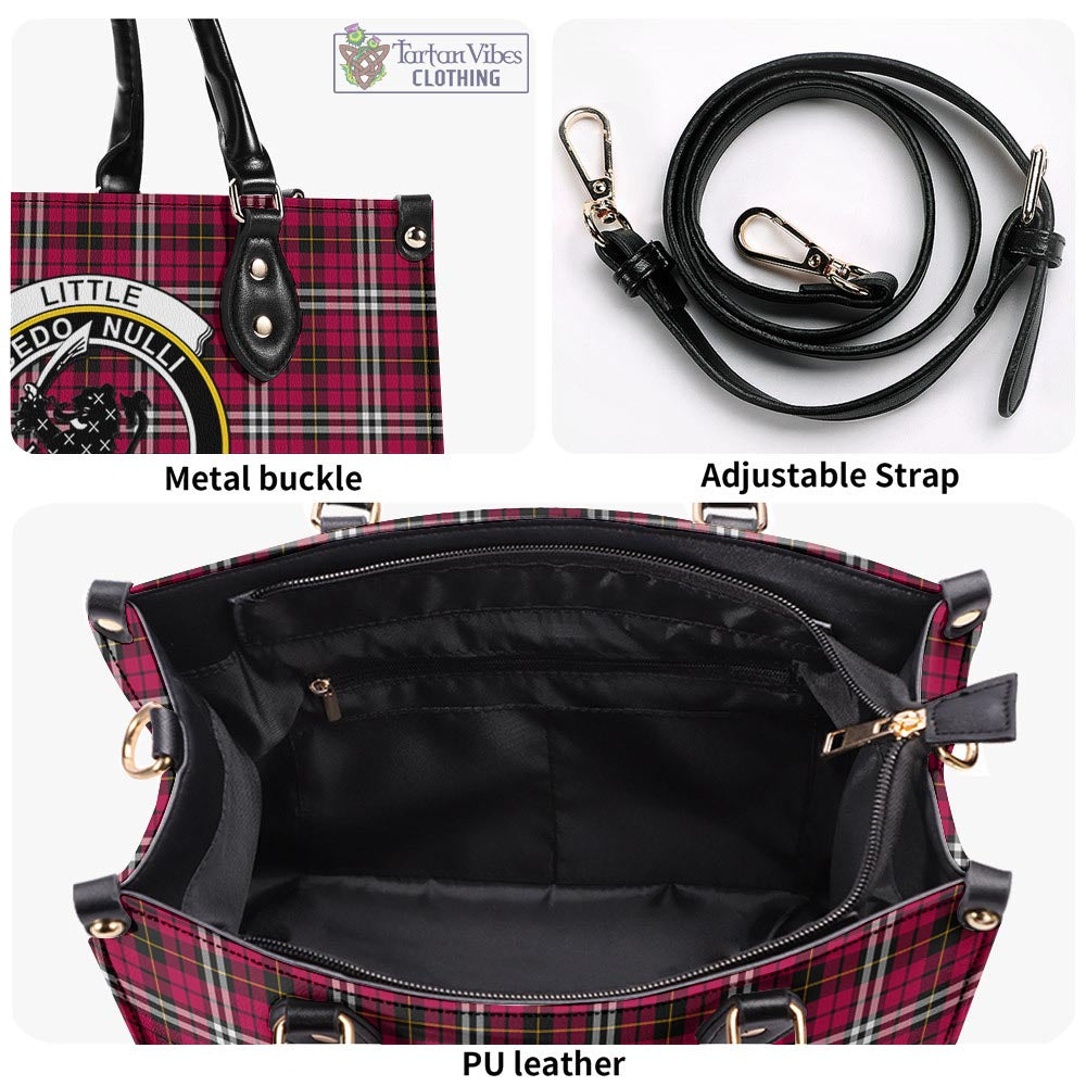 Tartan Vibes Clothing Little Tartan Luxury Leather Handbags with Family Crest