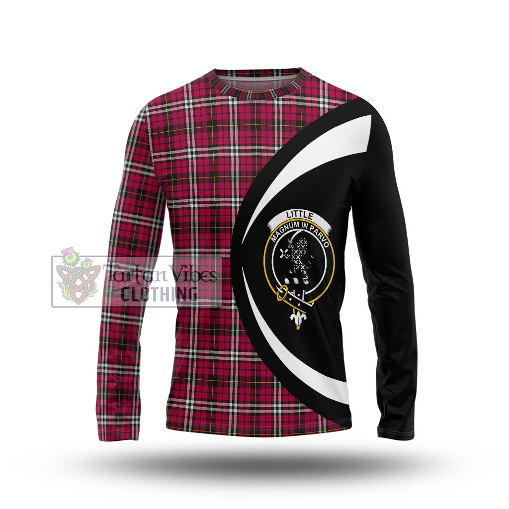 Tartan Vibes Clothing Little Tartan Long Sleeve T-Shirt with Family Crest Circle Style