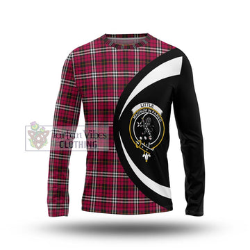 Little Tartan Long Sleeve T-Shirt with Family Crest Circle Style