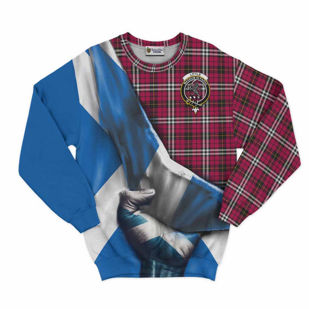 Tartan Vibes Clothing Little Tartan Sweatshirt with Family Crest Scotland Patriotic Style